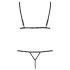 Passion Devil Solon - completo intimo in pizzo (nero) - L/XL