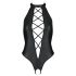 Passion Nancy - body aperto con spalline incrociate (nero) - L/XL