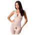 Passion BS078 - overall aperto a pois (bianco) S-L