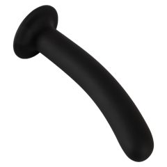   Analdildo - dildo anale pieghevole in silicone (nero) - in astuccio