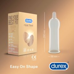 Preservativi Durex Real Feel Senza Lattice (16 pezzi)