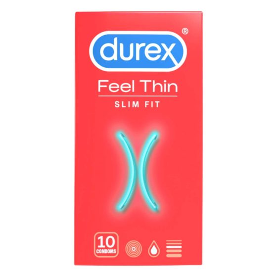 Durex Sensazione Naturale Slim Fit - profilattici sottili (10 pezzi)