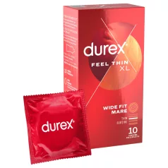   Durex Feel Thin XL - preservativi ultrasottili realistici - 10 pezzi