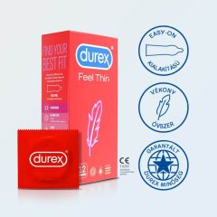   Durex Feel Thin - confezione di preservativi con sensazione di vita (3 x 12 pezzi)