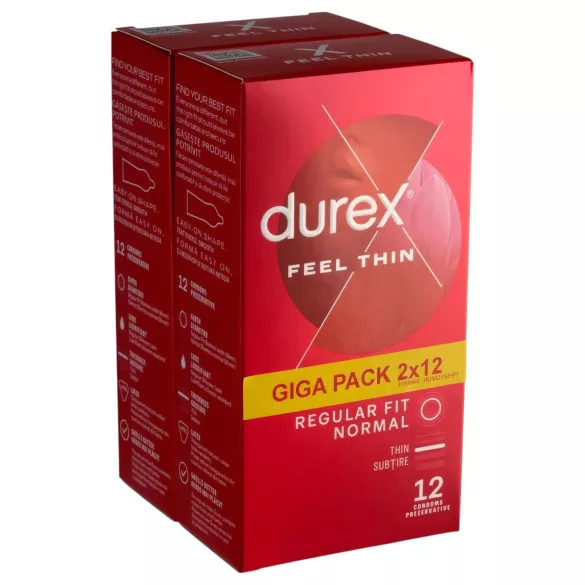 Durex Feel Thin - preservativi ultrasottili sensazione naturale