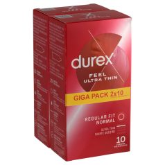   Durex Feel Ultra Thin - preservativo ultrasottile realistico - 2x10 pezzi