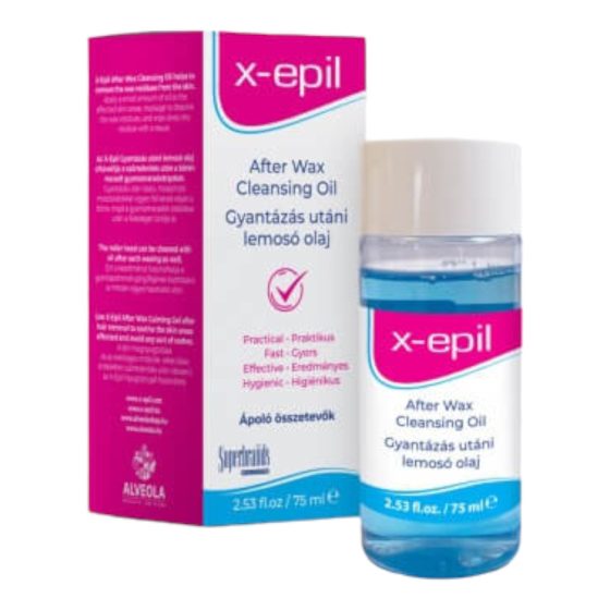 Olio Detergente Post-Epilazione X-Epil con Aloe Vera e Azulene (75ml)