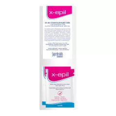   X-Epil - strisce depilatorie tessuto 20 pezzi + salviettine oleose 2 pezzi