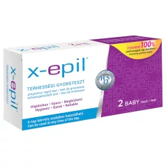 X-Epil - test di gravidanza rapido - confezione 2 pezzi