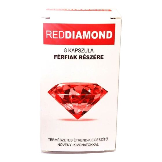 Diamante Rosso - Integratore Alimentare Naturale per Uomini (8 capsule)