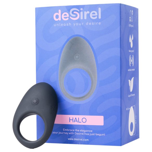 Desirel Halo - anello vibrante intelligente (nero)