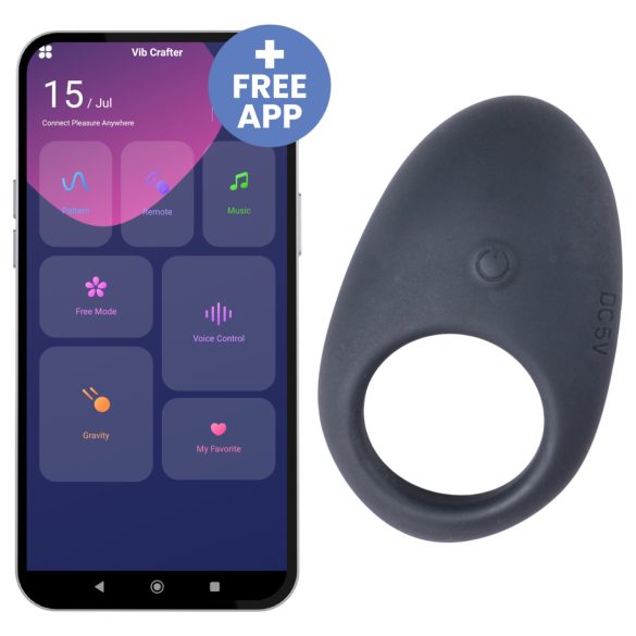 Desirel Halo - anello vibrante intelligente (nero)