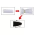 Sunfo - plug anale in silicone con pietra a cuore - nero e rosa