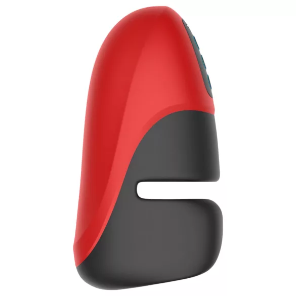 Lena - masturbatore vibrante stretto - silicone rosso