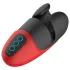Lena - masturbatore vibrante stretto - silicone rosso