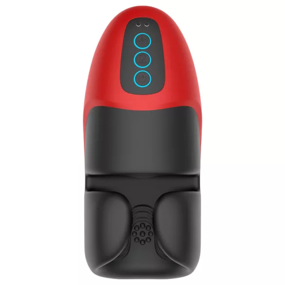 Lena - masturbatore vibrante stretto - silicone rosso