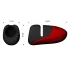 Lena - masturbatore vibrante stretto - silicone rosso