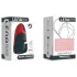 Lena - masturbatore vibrante stretto - silicone rosso
