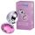 Desirel Pink Jewel M - plug anale (argento-rosa)
