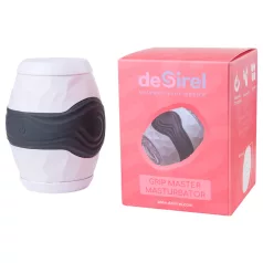   Desirel Grip Master - masturbatore maschile stringente - silicone grigio