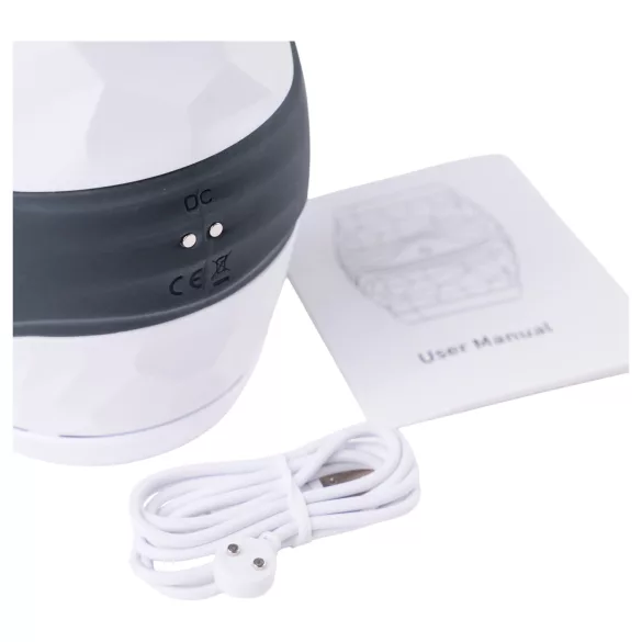 Desirel Grip Master - masturbatore maschile stringente - silicone grigio