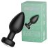 Desirel Easy Obsidian - vibratore anale radio, ricaricabile (nero)