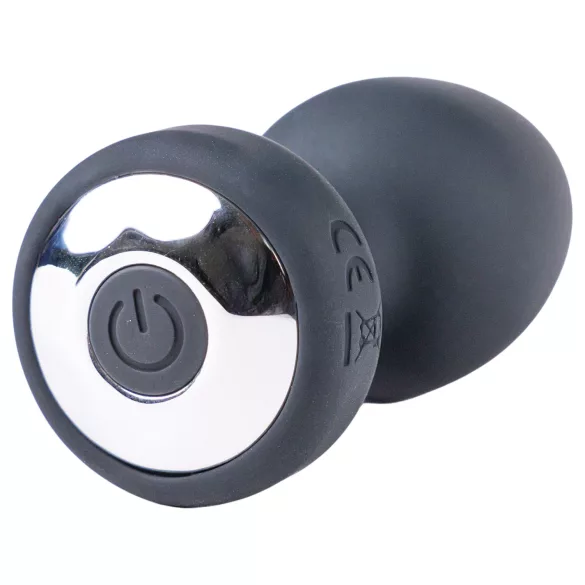 Desirel Easy Obsidian - vibratore anale wireless ricaricabile - nero