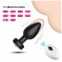 Desirel Easy Obsidian - vibratore anale radio, ricaricabile (nero)