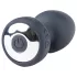Desirel Easy Obsidian - vibratore anale wireless ricaricabile - nero