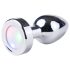 Desirel GlowPlug - plug anale luminoso - piccolo (argento)