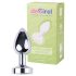 Desirel GlowPlug - plug anale luminoso - piccolo (argento)