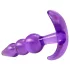 Desirel - plug anale a sfere - silicone viola