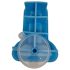 Stampo per cubetti di ghiaccio a forma di pene (blu)