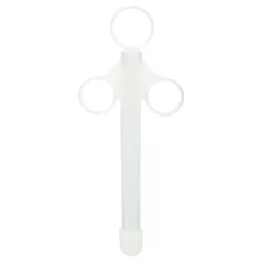 Siringa dosatrice lubrificante - plastica bianca