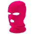 Balaclava - passamontagna a maglia con 3 aperture (rosa scuro)