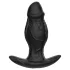 Kangvo - dildo in silicone gonfiabile magnetico (nero)