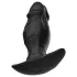 Kangvo - dildo in silicone gonfiabile magnetico (nero)