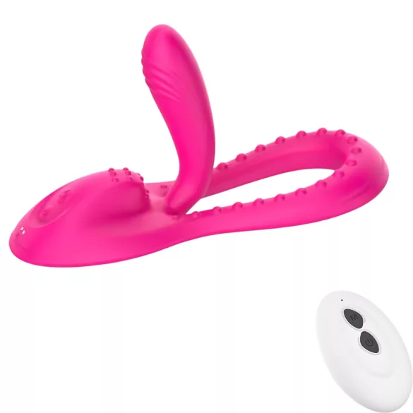 Mroow - vibratore flessibile a forma di cuscino (rosa)