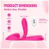 Mroow - vibratore flessibile a forma di cuscino (rosa)