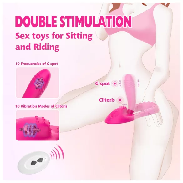 Mroow - vibratore flessibile a forma di cuscino (rosa)