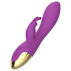   Mroow - vibratore con coniglietto e braccio per il clitoride (viola)