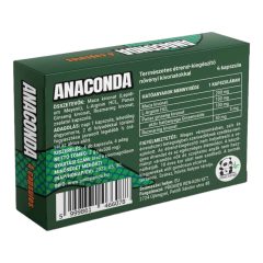   Anaconda - Integratore alimentare naturale per uomini (4 capsule)