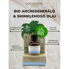 Olio Rigenerante & Struccante Bio alla Cocco (50ml)