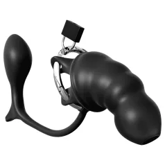   Pipedream Anal Fantasy Elite - plug anale e gabbia per pene (nero)