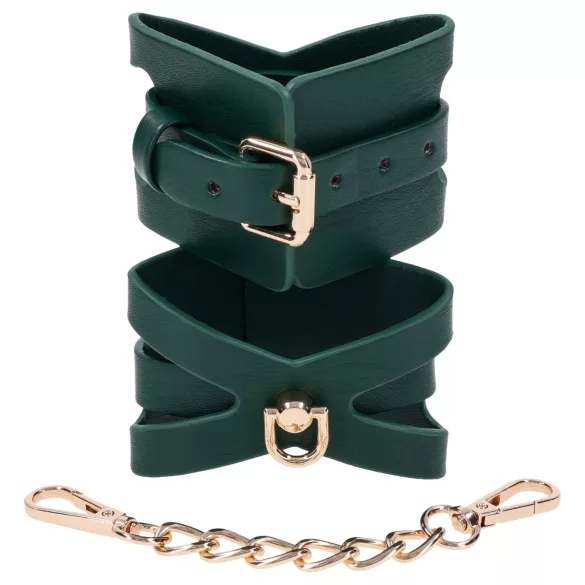 Sportsheets - manette bondage - metallo - verde