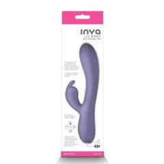   Coniglietto dell'Amore Inya - vibratore ricaricabile con stimolatore clitorideo (viola)