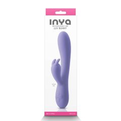   Coniglietto dell'Amore Inya - vibratore ricaricabile con stimolatore clitorideo (viola)
