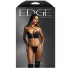 Edge By Fantasy - completo intimo uomo effetto pelle nero - L/XL