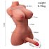 XISE Hermosa Lady Boy - masturbatore vibrante a spinta - torso realistico