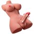 XISE Hermosa Lady Boy - masturbatore vibrante a spinta - torso realistico